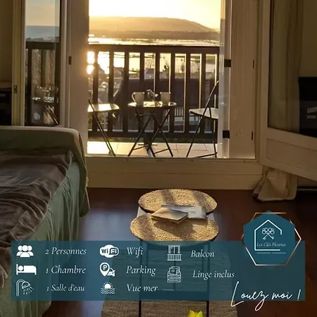 Le Panoramique, F2- Vue Imprenable, Wifi & Parking Blonville-sur-Mer